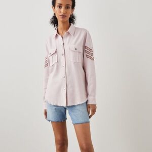 Rails Loren Military Shirt Jacket in Rose Pink Sz S